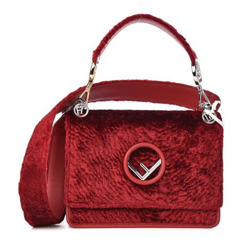 borsa fendi velluto rosso a coste|borse donna fendi it.